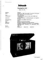 ITT Supraphon-52-Radio-1951 - Schematic - Manual 